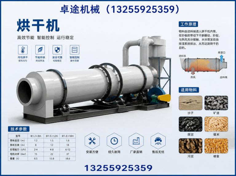 郑州高新技术产业开发区烘干机展示图